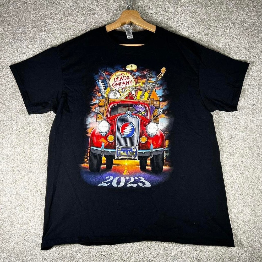 Men's 2023 Dead & Company final tour double sided band t-shirt Size L